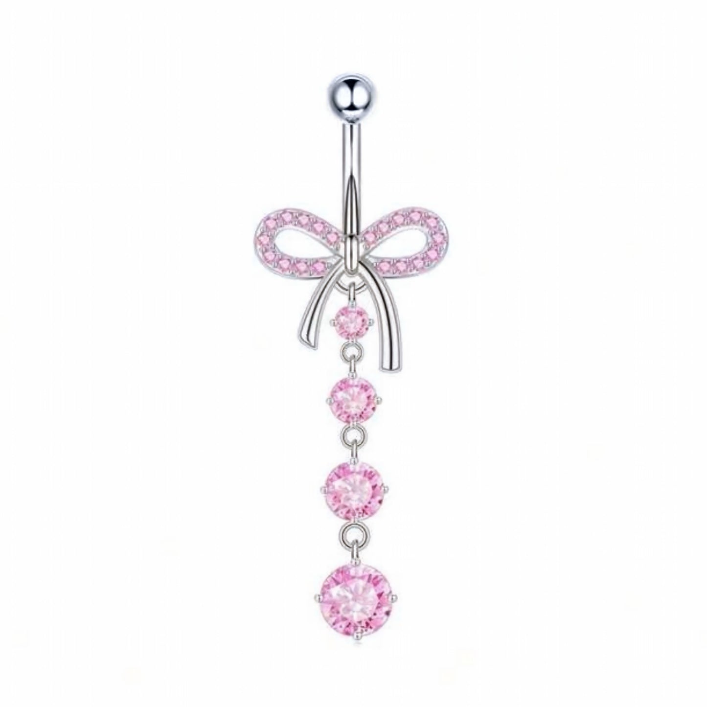 Pink Flake Charm