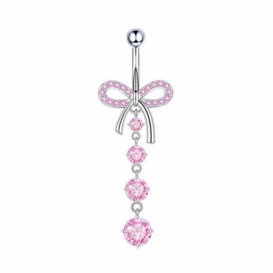 Pink Flake Charm